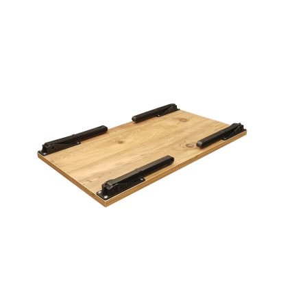 Mesita de noche GUSTO 24,5x60 cm beige/negro
