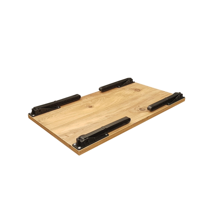 Mesita de noche GUSTO 24,5x60 cm beige/negro