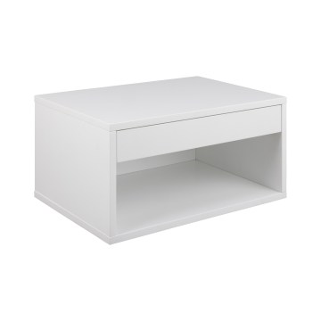Mesita de noche LIGNE 50x35 cm blanca