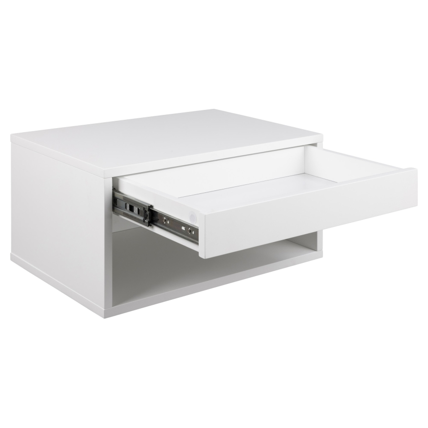 Mesita de noche LIGNE 50x35 cm blanca