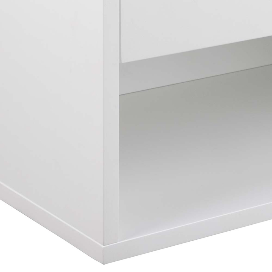 Mesita de noche LIGNE 50x35 cm blanca
