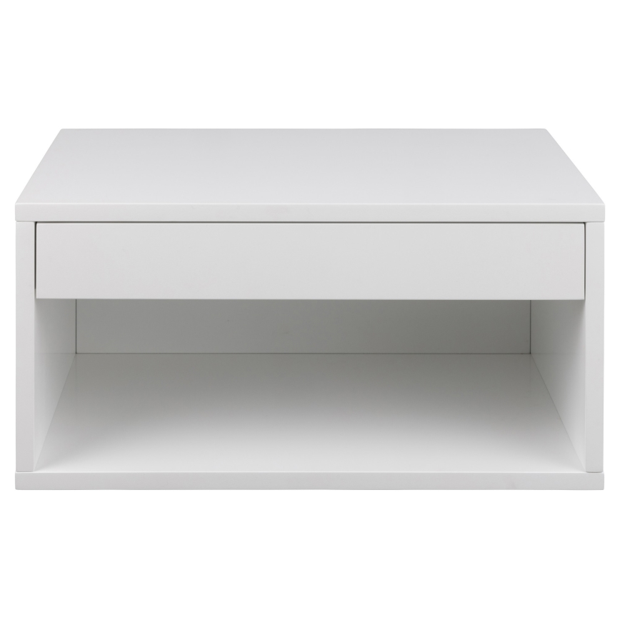 Mesita de noche LIGNE 50x35 cm blanca