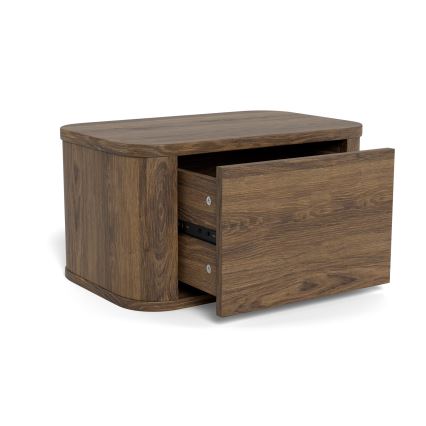 Mesita de noche MADERA 46x30 cm roble