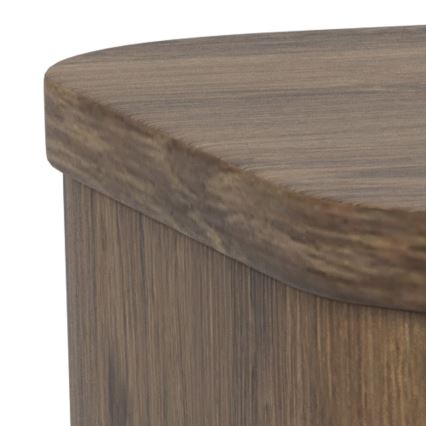 Mesita de noche MADERA 46x30 cm roble