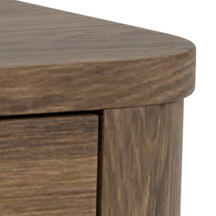 Mesita de noche MADERA 46x30 cm roble