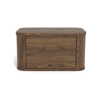 Mesita de noche MADERA 46x30 cm roble