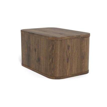 Mesita de noche MADERA 46x30 cm roble