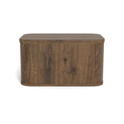 Mesita de noche MADERA 46x30 cm roble