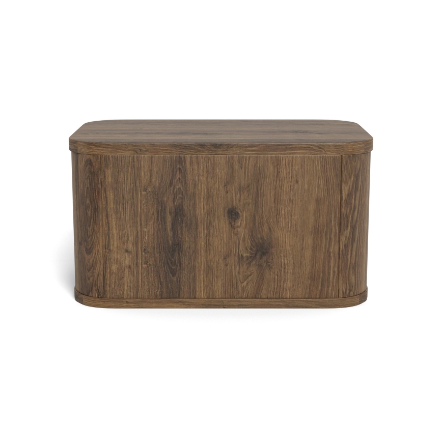 Mesita de noche MADERA 46x30 cm roble