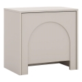 Mesita de noche NIO en cachemir/beige
