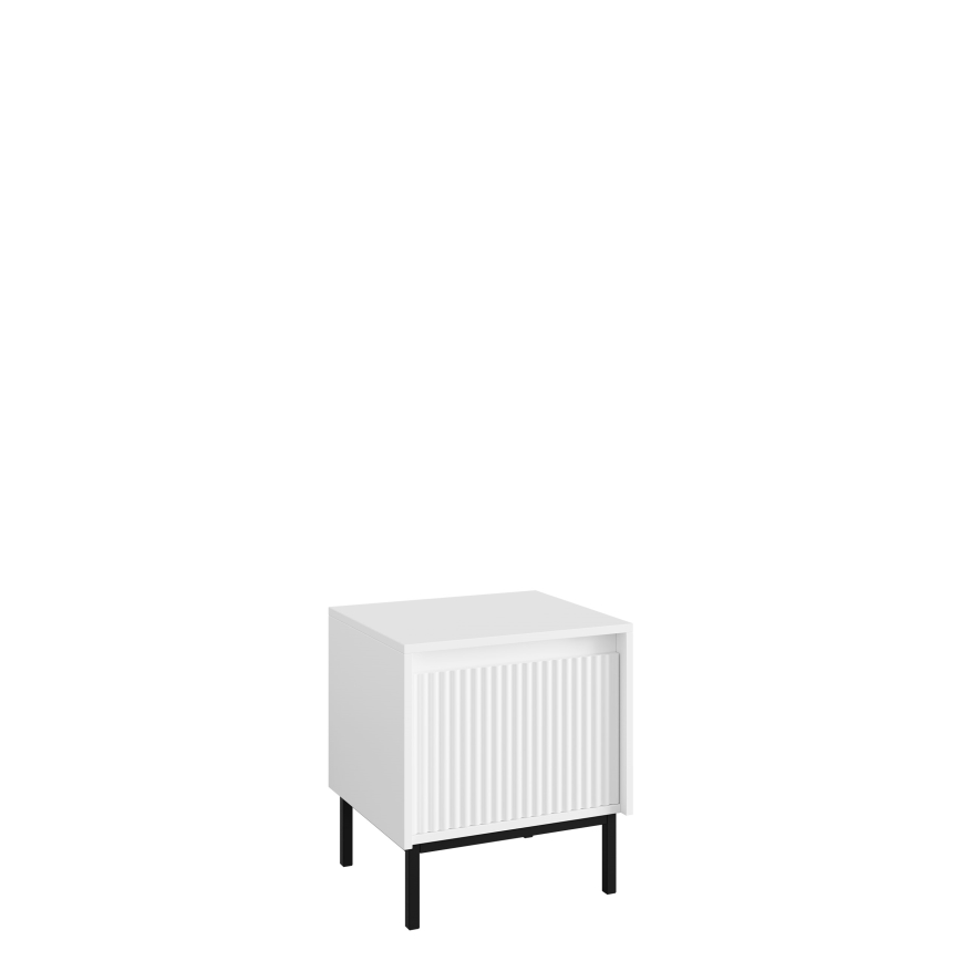 Mesita de noche OZMI 50x45 cm blanca