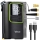 Mini compresor digital de bolsillo 5V 4000 mAh, negro