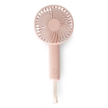 Mini ventilador de bolsillo recargable 5W/5V 1200 mAh rosa