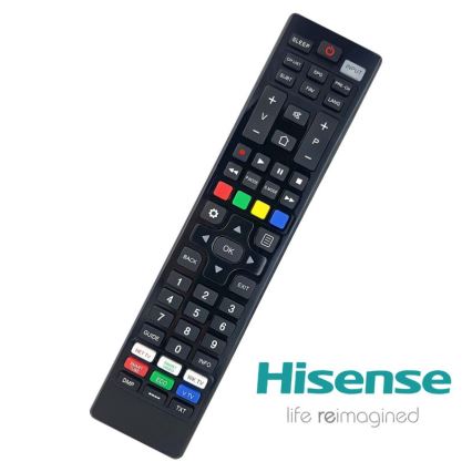 MK FLORIA Superior RC UNI TV Hisense - Mando a distancia de repuesto para TV marca HISENSE 2xAAA
