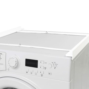 MK FLORIA Superior Tower Slim - Kit de apilamiento para lavadora y secadora, 66 cm, blanco