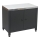 Módulo exterior: armario inferior para parrilla 80x47x69 cm negro/acero inoxidable