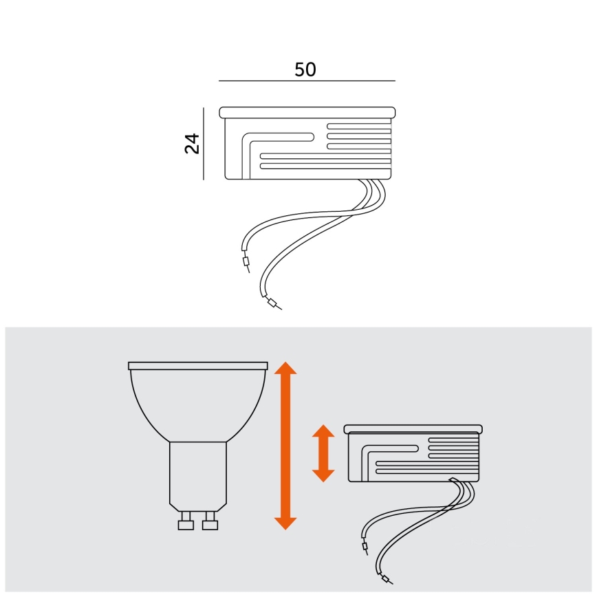 Módulo LED LED/6,5W/230V 4000K