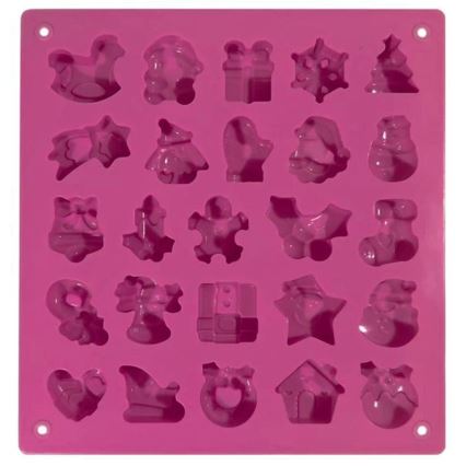Molde de silicona para chocolate TORO, color rosa