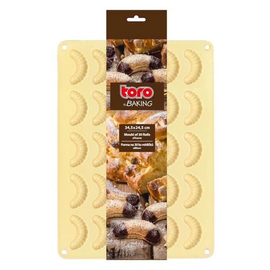 Molde de silicona para hornear TORO, color crema