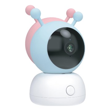 Monitor de bebé inteligente con sensor de movimiento 2K 5V Wi-Fi Tuya rosa/azul
