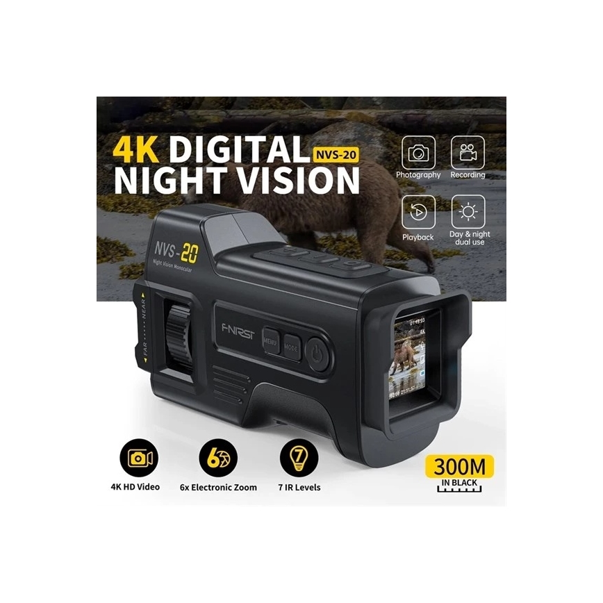 Monocular de visión nocturna 6x25 2000 mAh