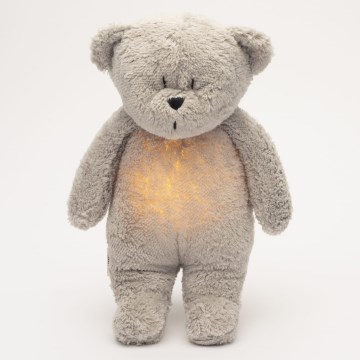 Moonie - Pelele con melodía y luz osito 2.0 orgánico gris