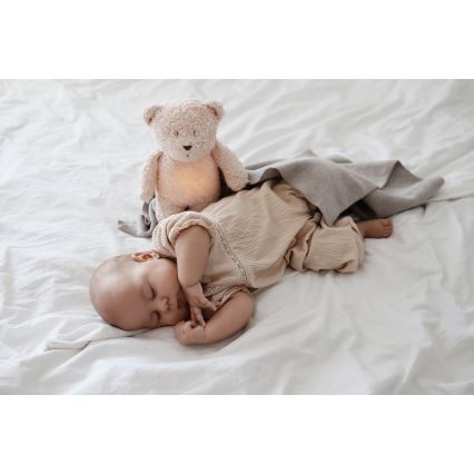 Moonie - Pelele con melodía y luz osito 2.0 orgánico miel