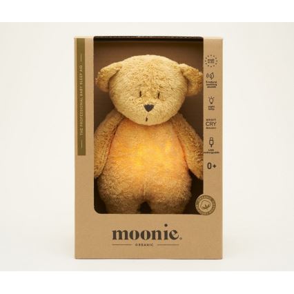 Moonie - Pelele con melodía y luz osito 2.0 orgánico miel