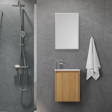 Mueble de baño con lavabo COMO 40 cm en roble