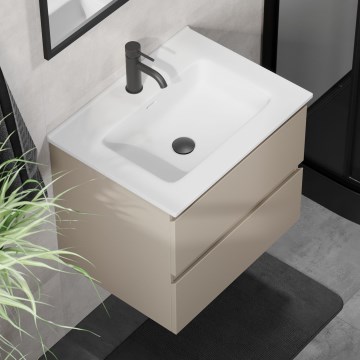 Mueble de baño con lavabo KENWOOD 61 x 52 x 47 cm Marrakech/blanco