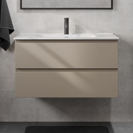 Mueble de baño con lavabo KENWOOD 91 cm marakesh/blanco