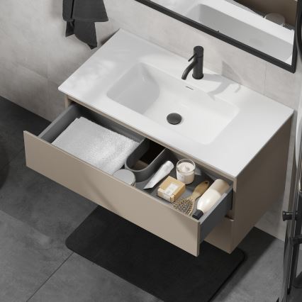 Mueble de baño con lavabo KENWOOD 91 cm marakesh/blanco