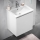 Mueble de baño con lavabo KENWOOD de 51 cm, blanco