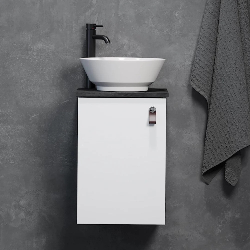 Mueble de baño con lavabo TAARNHOLM blanco