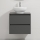 Mueble de baño con lavabo TRONDHEIM/DRAMMEN 60x57x46 cm antracita/blanco