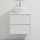 Mueble de baño con lavabo TRONDHEIM/DRAMMEN 60x57x46 cm blanco