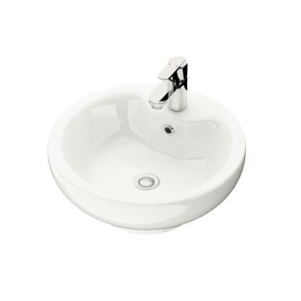 Mueble de baño con lavabo TRONDHEIM/DRAMMEN 90x57x46 cm negro/blanco
