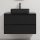 Mueble de baño con lavabo TRONDHEIM/LJORDAL 90 x 57 x 46 cm negro