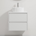 Mueble de baño con lavabo TRONDHEIM/VIKEDAL 60x57x46 cm blanco