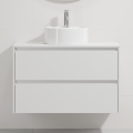 Mueble de baño con lavabo TRONDHEIM/VIKEDAL 90x57x46 cm blanco