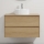 Mueble de baño con lavabo TRONDHEIM/VIKEDAL 90x57x46 cm roble/blanco