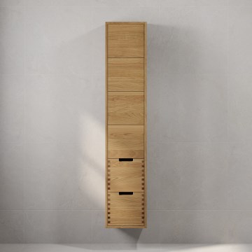 Mueble de baño GRIBSKOV 175 cm beige/roble