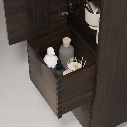 Mueble de baño GRIBSKOV 175 cm marrón/roble