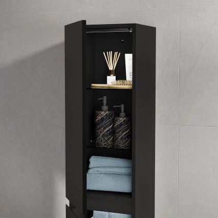 Mueble de baño HELSINKI 35x174x32 cm negro