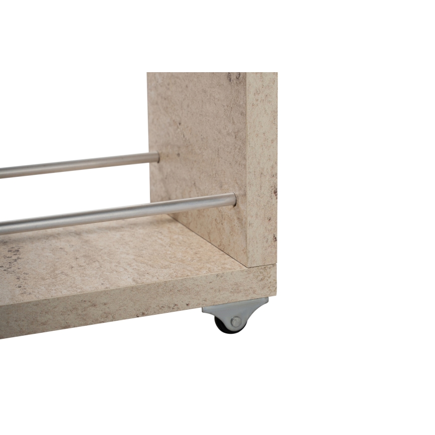 Mueble de baño MELODY, acabado en mármol beige