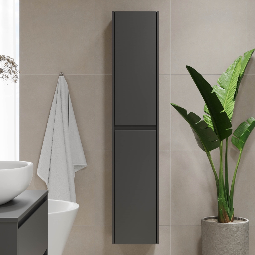 Mueble de baño TRONDHEIM 35x174x30 cm, antracita