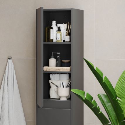 Mueble de baño TRONDHEIM 35x174x30 cm, antracita
