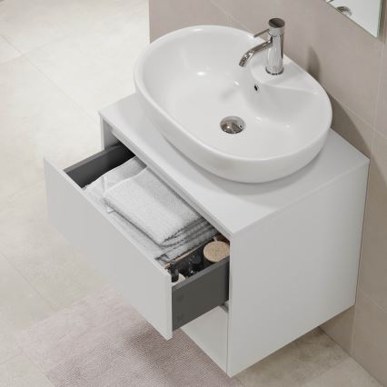 Mueble de baño TRONDHEIM para lavabo 60x57x46 cm blanco