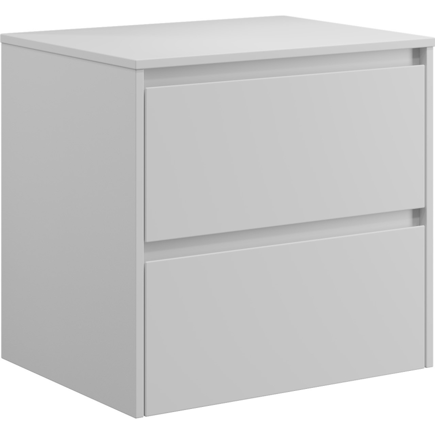 Mueble de baño TRONDHEIM para lavabo de 60 cm, blanco