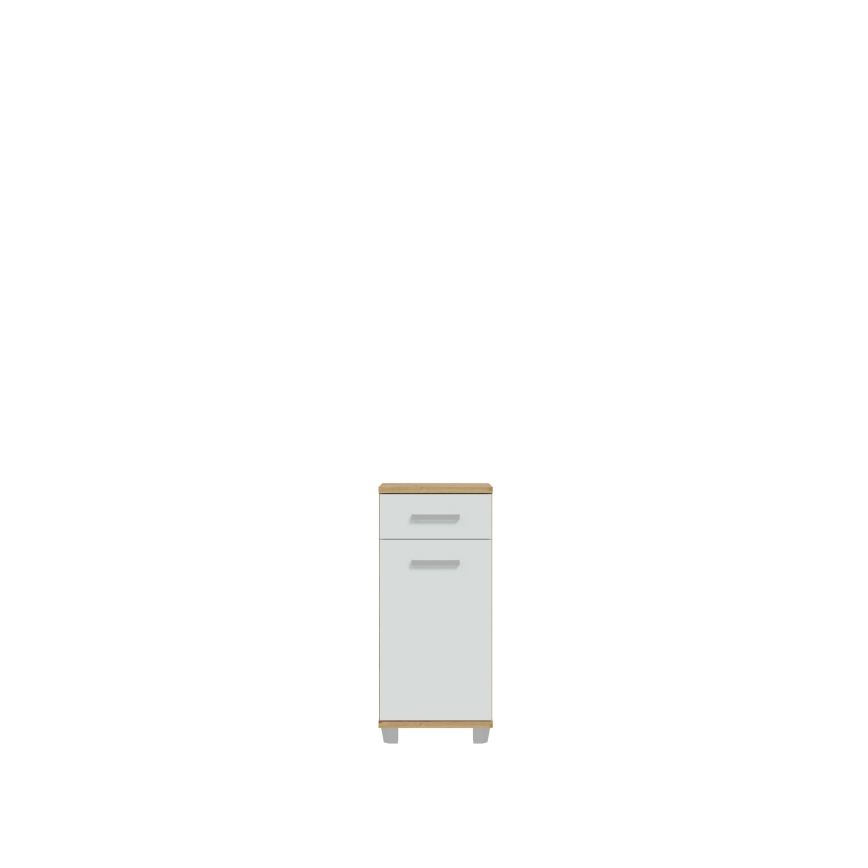 Mueble de baño VENOM gris/roble artisan